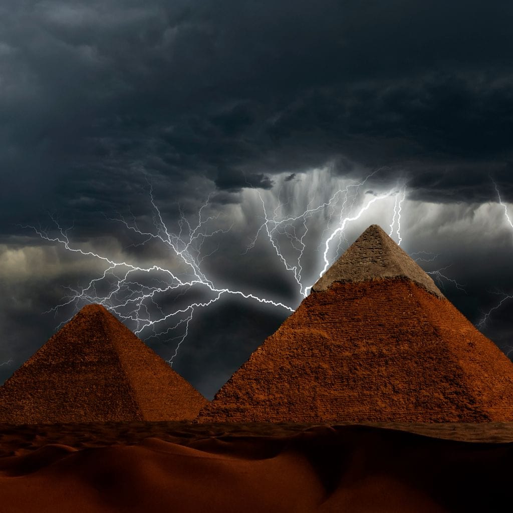 Pyramids of Giza Canvas Wall Art