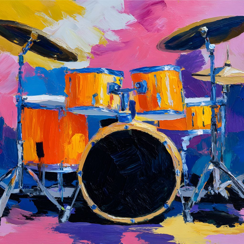 Rhythm of Vibrant Beats Canvas Wall Art