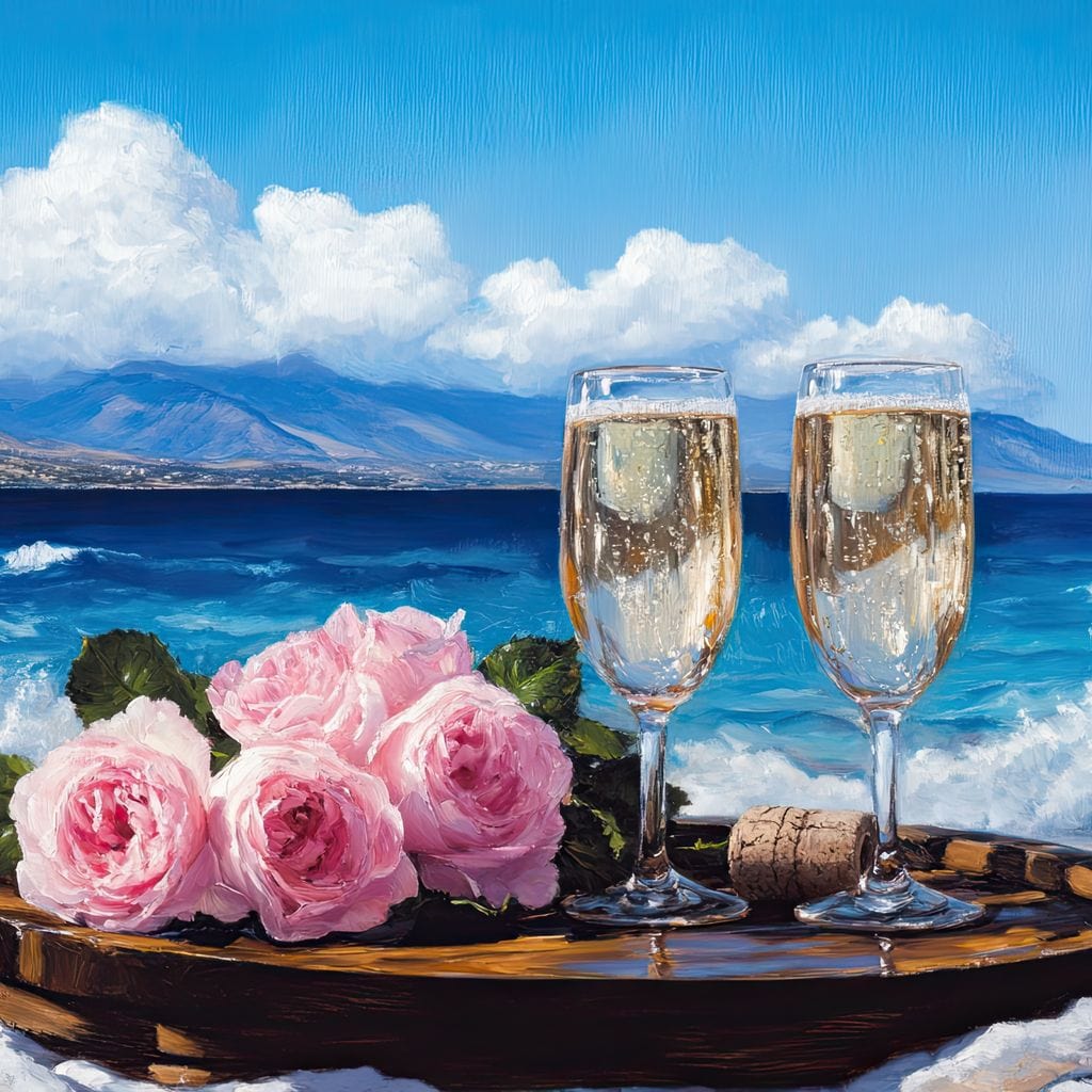 Oceanfront Celebration Bliss Canvas Wall Art