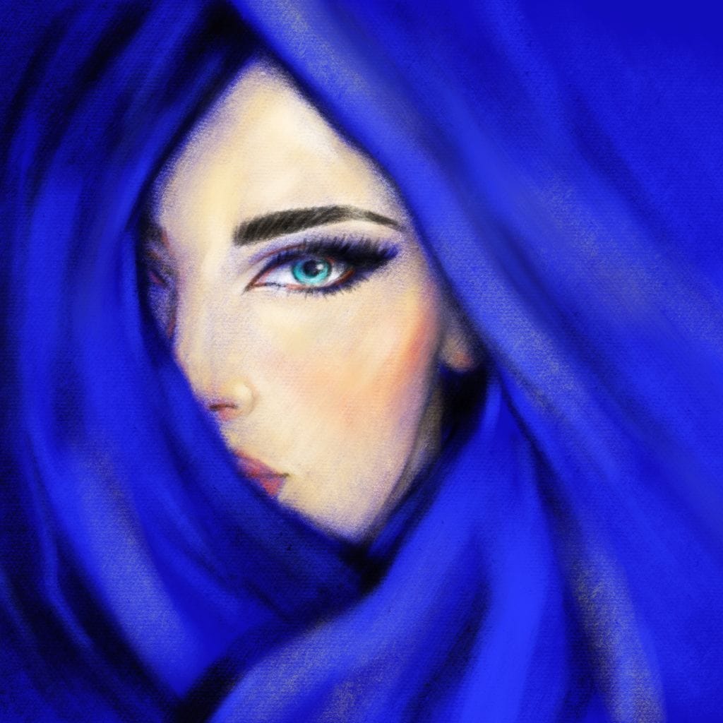 Blue Eye Canvas Wall Art
