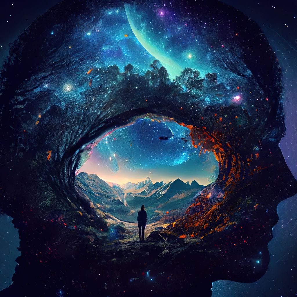 Living Inside My Head Canvas Wall Art