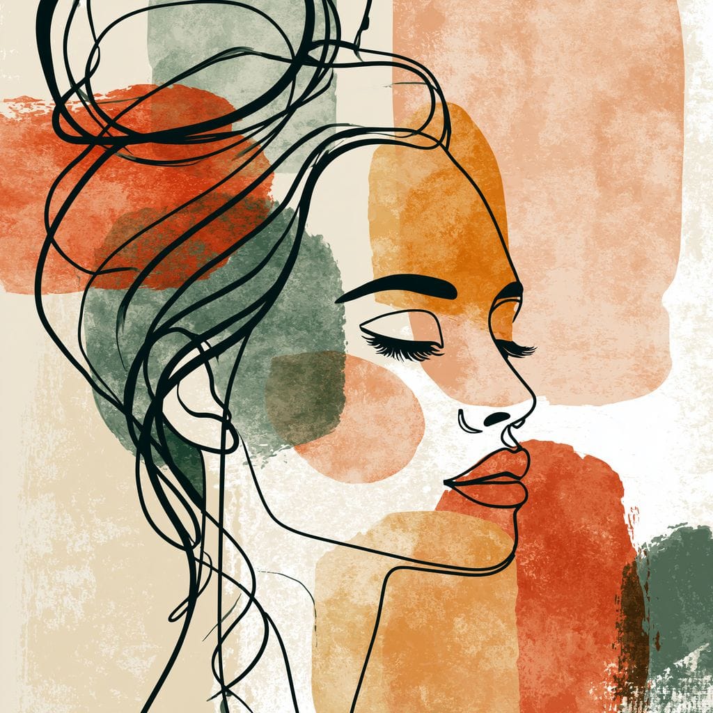 Contours of a Quiet Afternoon Canvas Wall Art