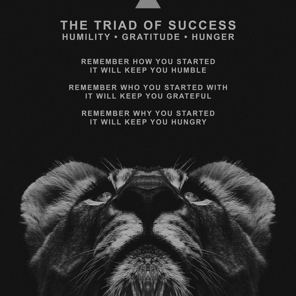 The Triad of Success Canvas Wall Art
