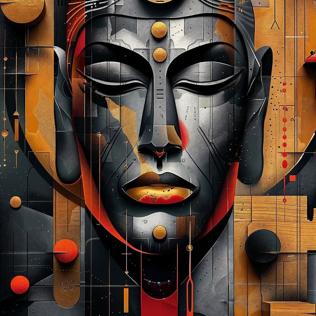 Solar Radiance Geometric Visions Canvas Wall Art