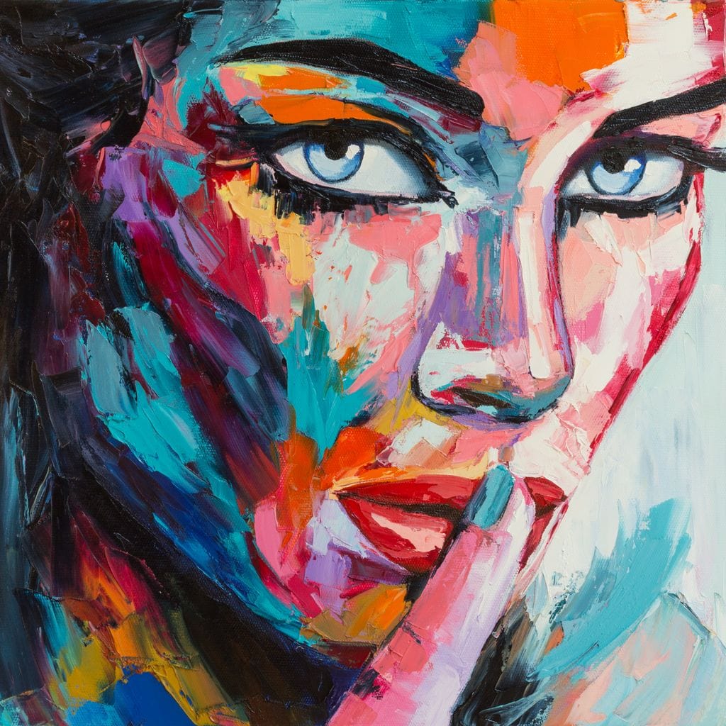 Janice Portrait Canvas Wall Art