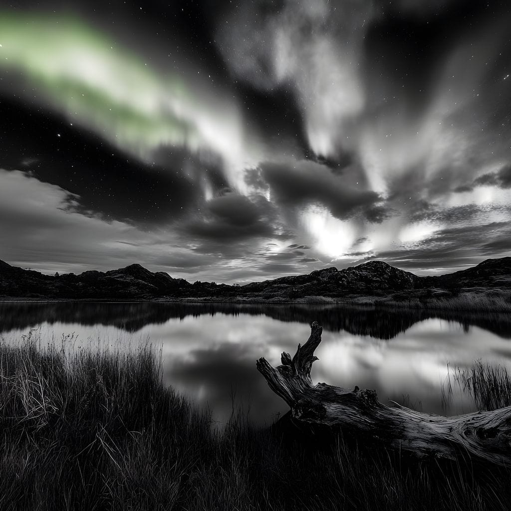 Eternal Wilderness Light Green Glow Canvas Wall Art