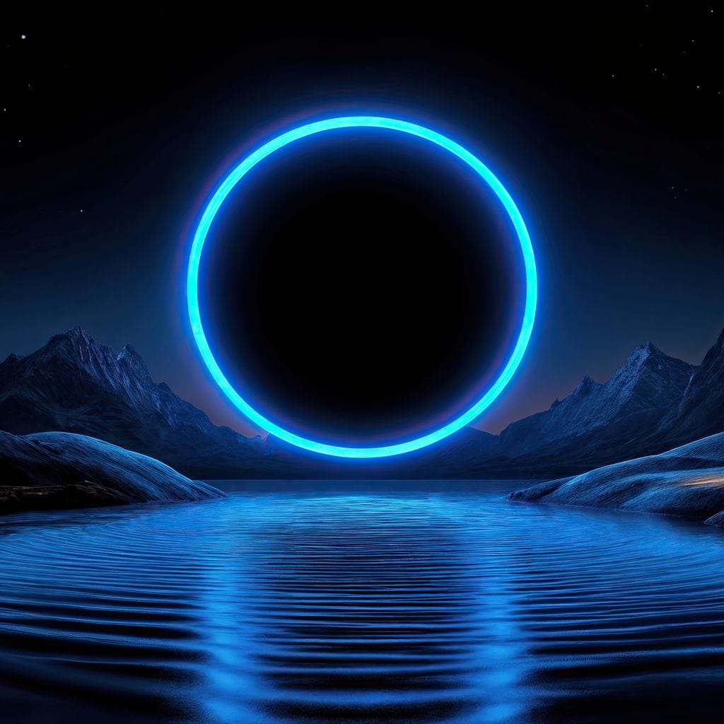 The Halo of Infinity Canvas Wall Art