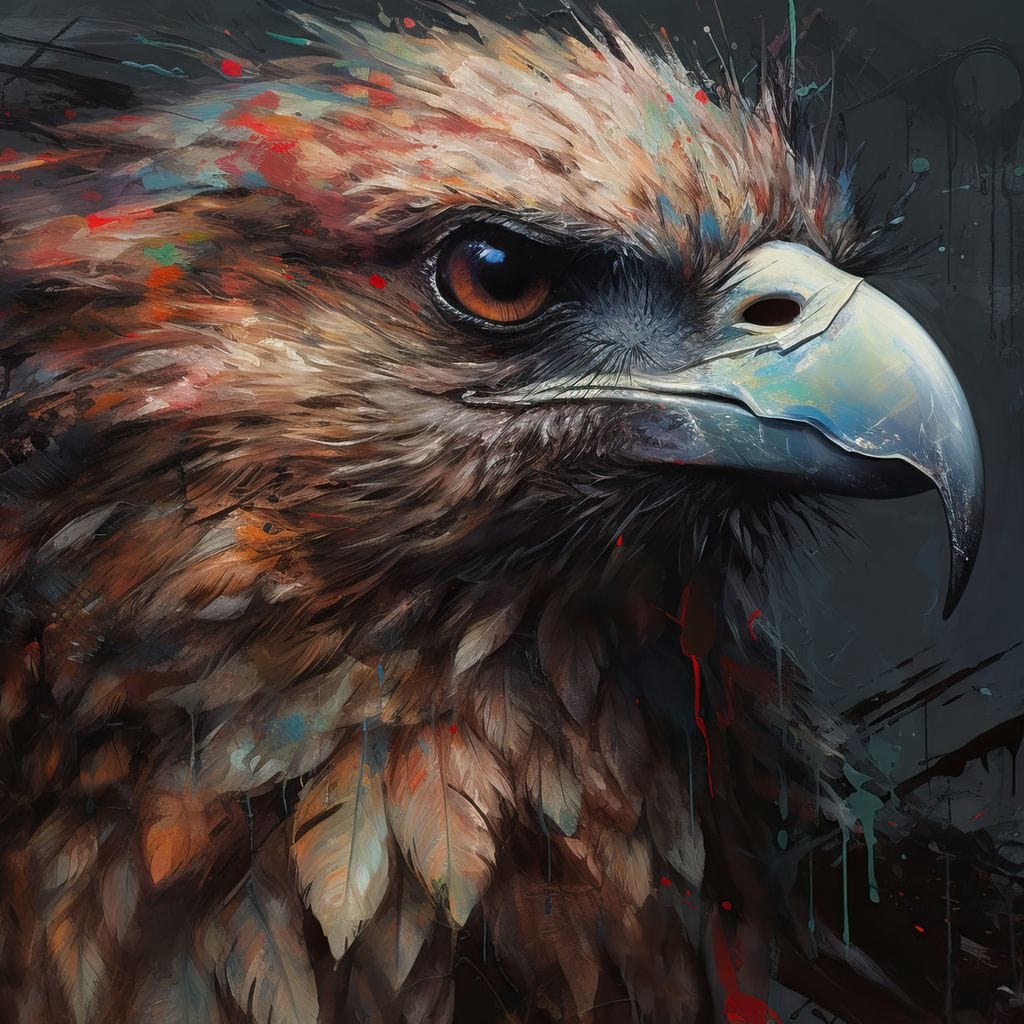 Red-Tailed Hawk Canvas Wall Art