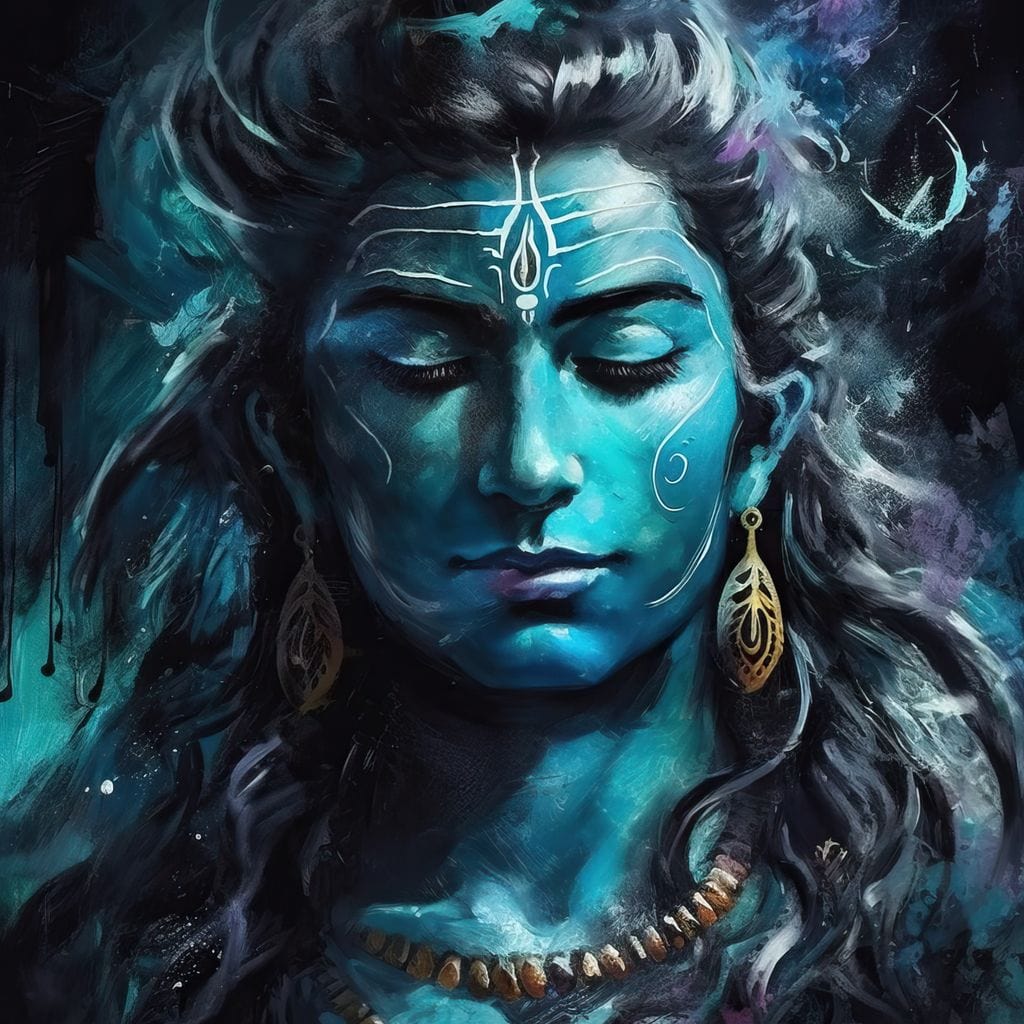 Lord Shiva Bholanatha Canvas Wall Art