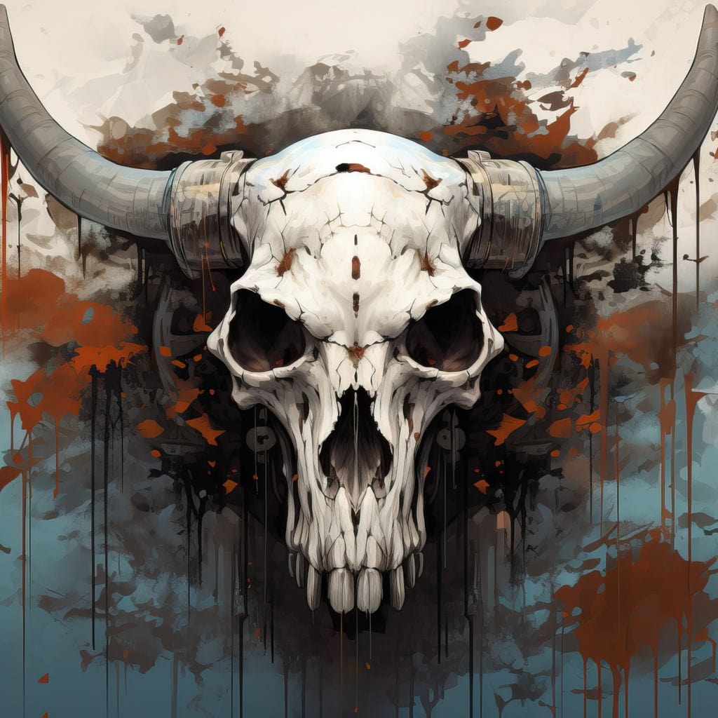 Eternal Symmetry of the Buffalo Canvas Wall Art