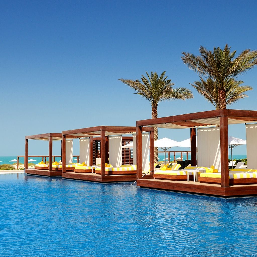Pool Beds Canvas Wall Art