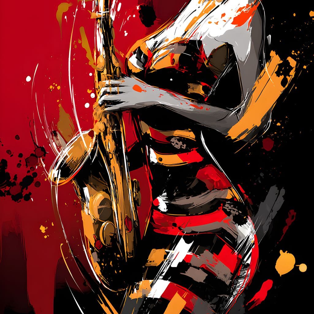 Rhythm Of The Midnight Note Canvas Wall Art