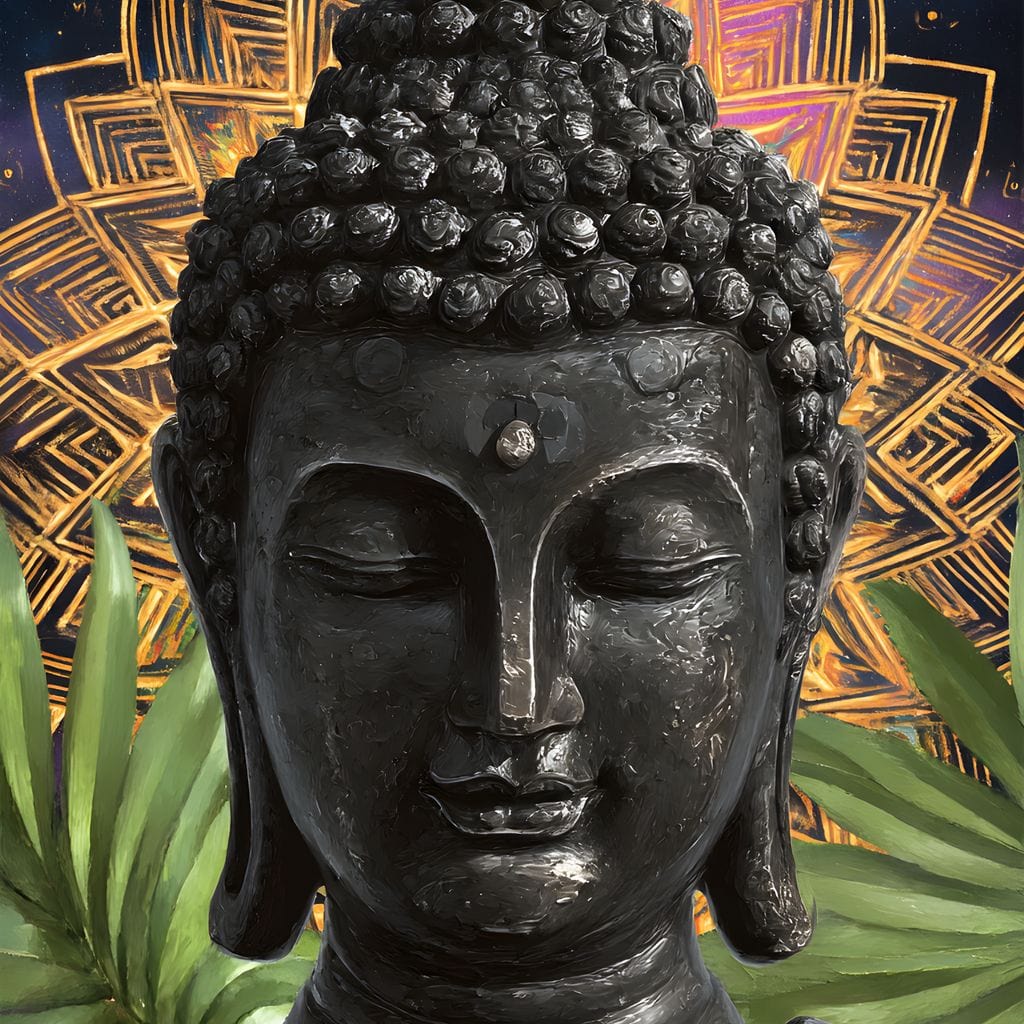 Tranquil Buddha Nightfall Canvas Wall Art