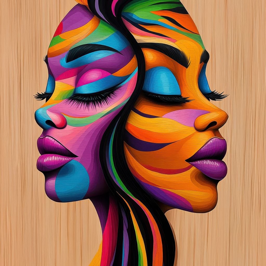 Soul Sisters in Color Canvas Wall Art