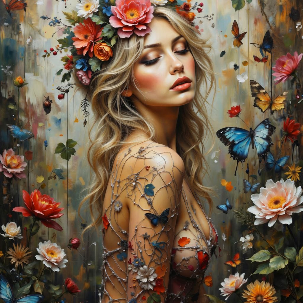 Female Portrait 335 Canvas Wall Art