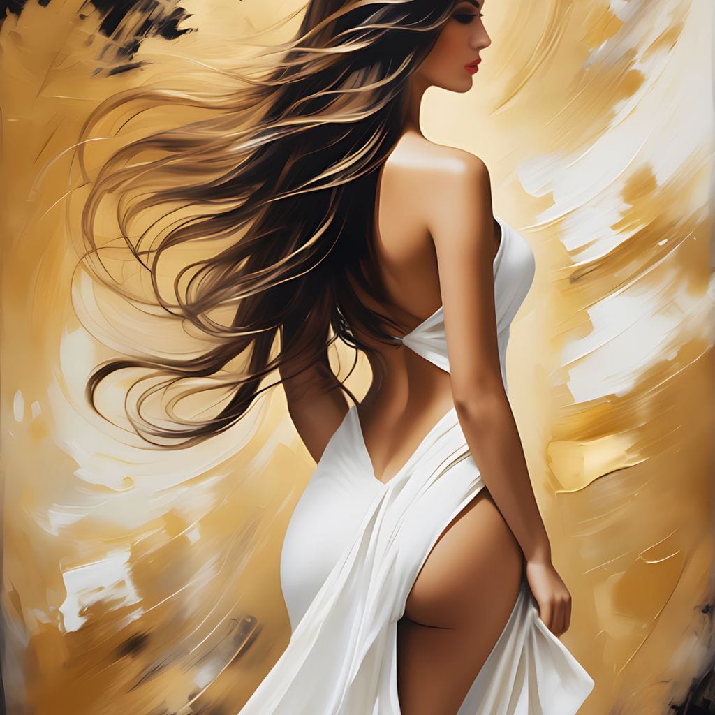 Female Portrait 202 Canvas Wall Art