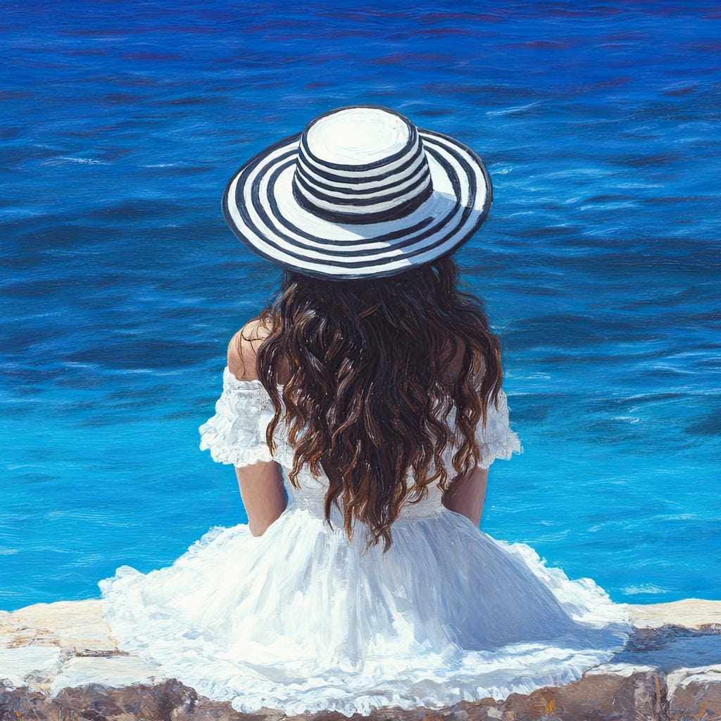 Seaside Solitude Dreams Canvas Wall Art