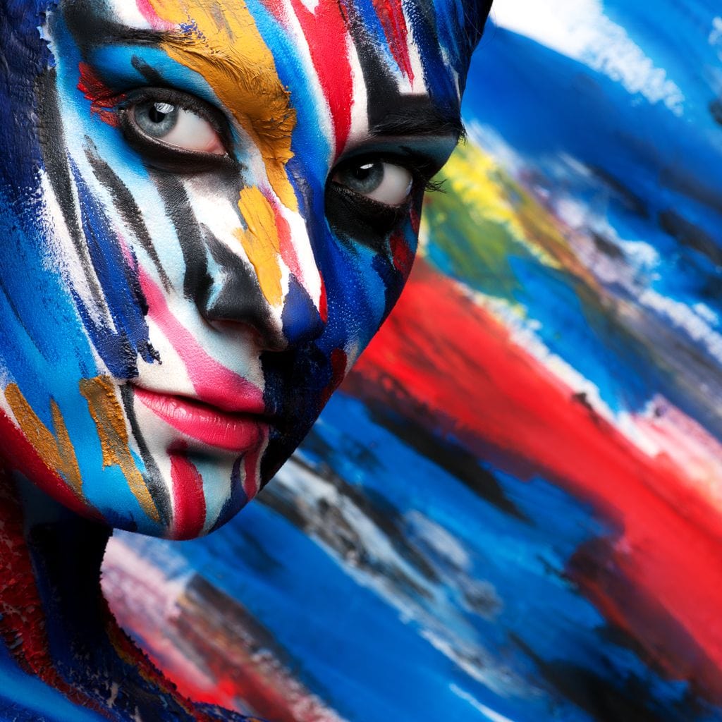 Body Art Canvas Wall Art