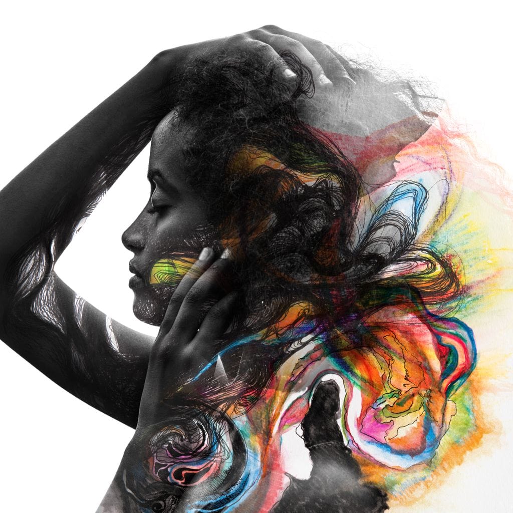 Colorful Hair Canvas Wall Art