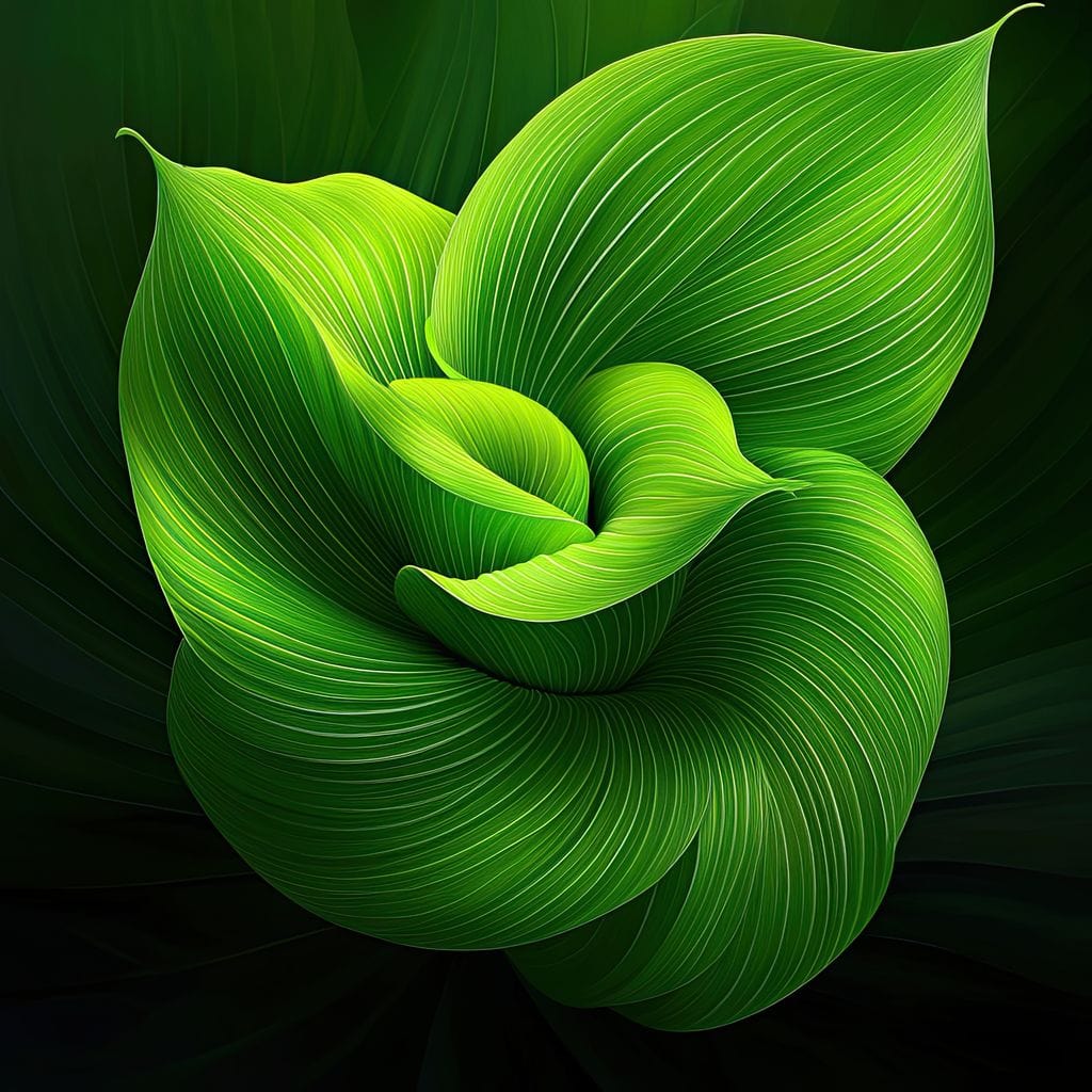 Emerald Whispers Canvas Wall Art