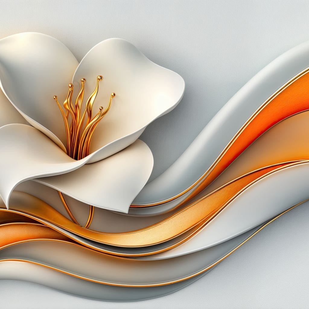 Delicate Luxe Canvas Wall Art
