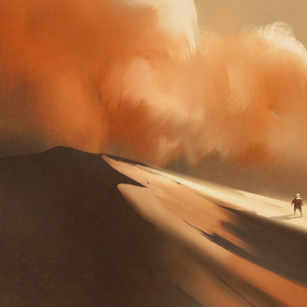 Sandstorm Canvas Wall Art