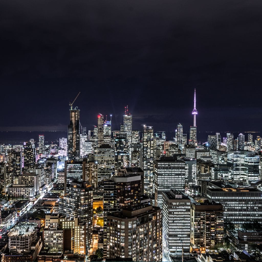 Toronto Skyline Canvas Wall Art