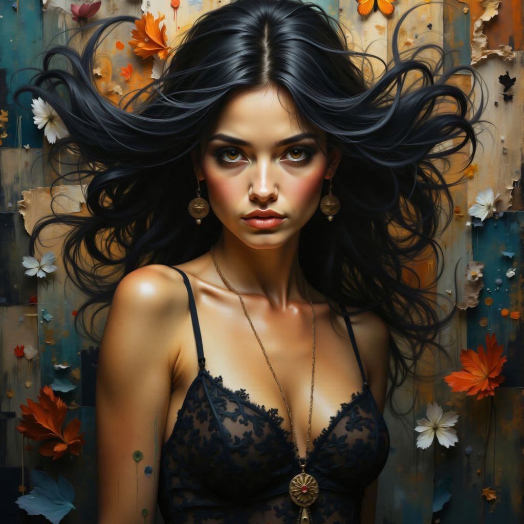 Female Portrait 330 Canvas Wall Art