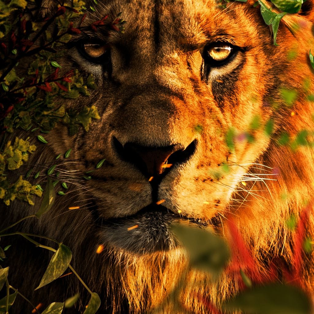 The Great King Canvas Wall Art
