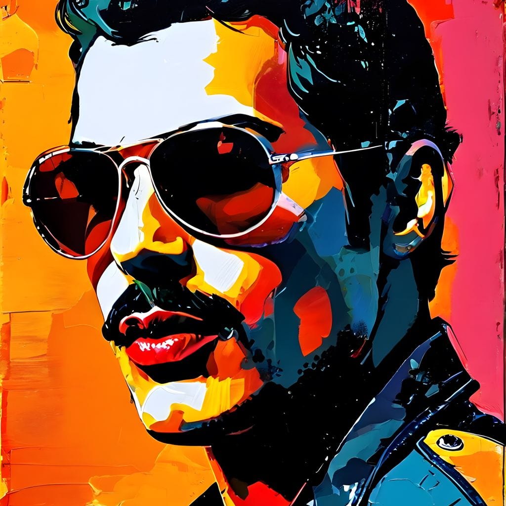 Freddie Mercury Canvas Wall Art