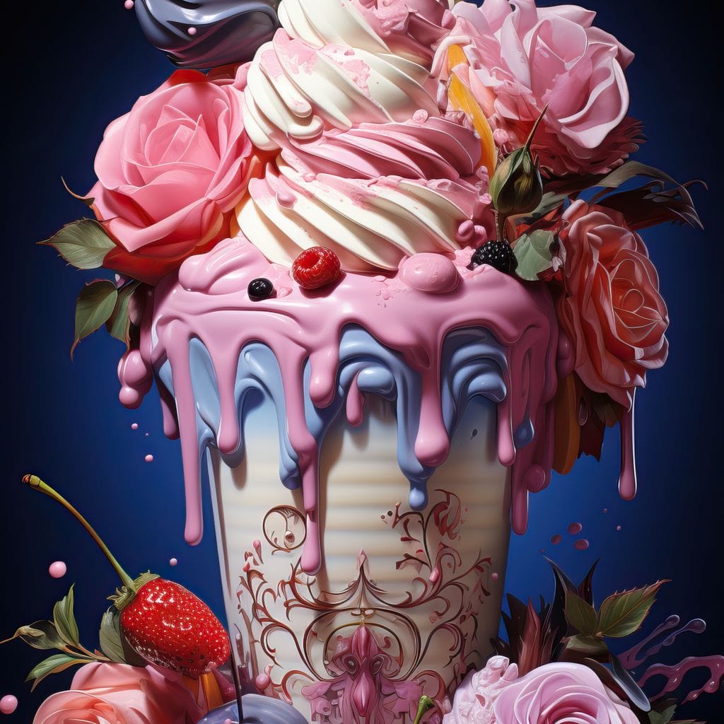 Candy Ice Cream Canvas Wall Art