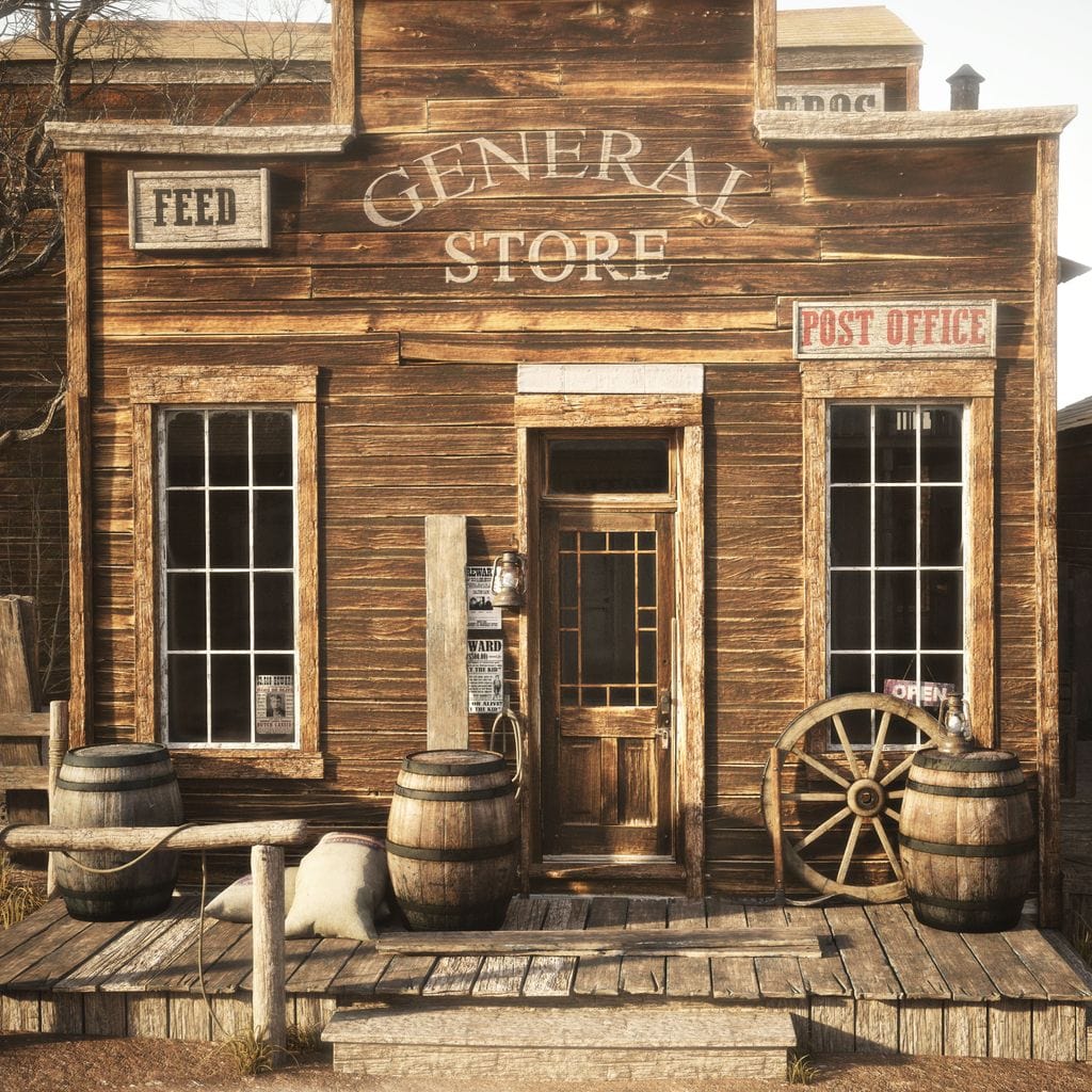 General Store Canvas Wall Art