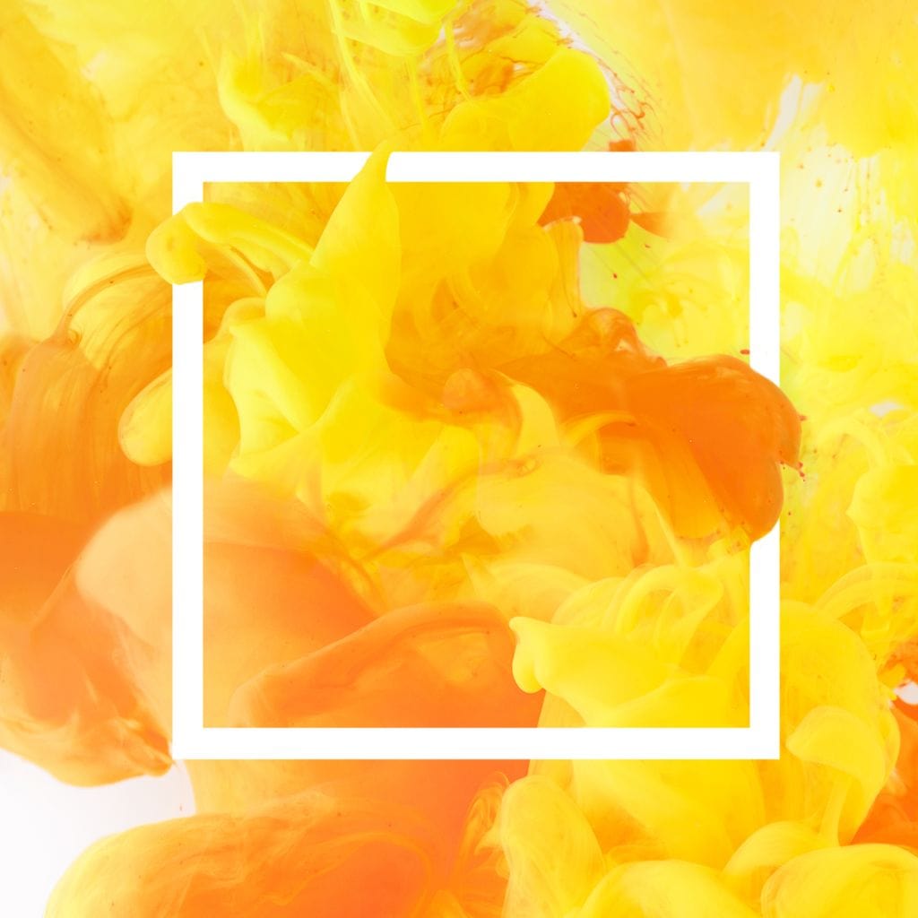 Yellow & Orange Smoke Canvas Wall Art