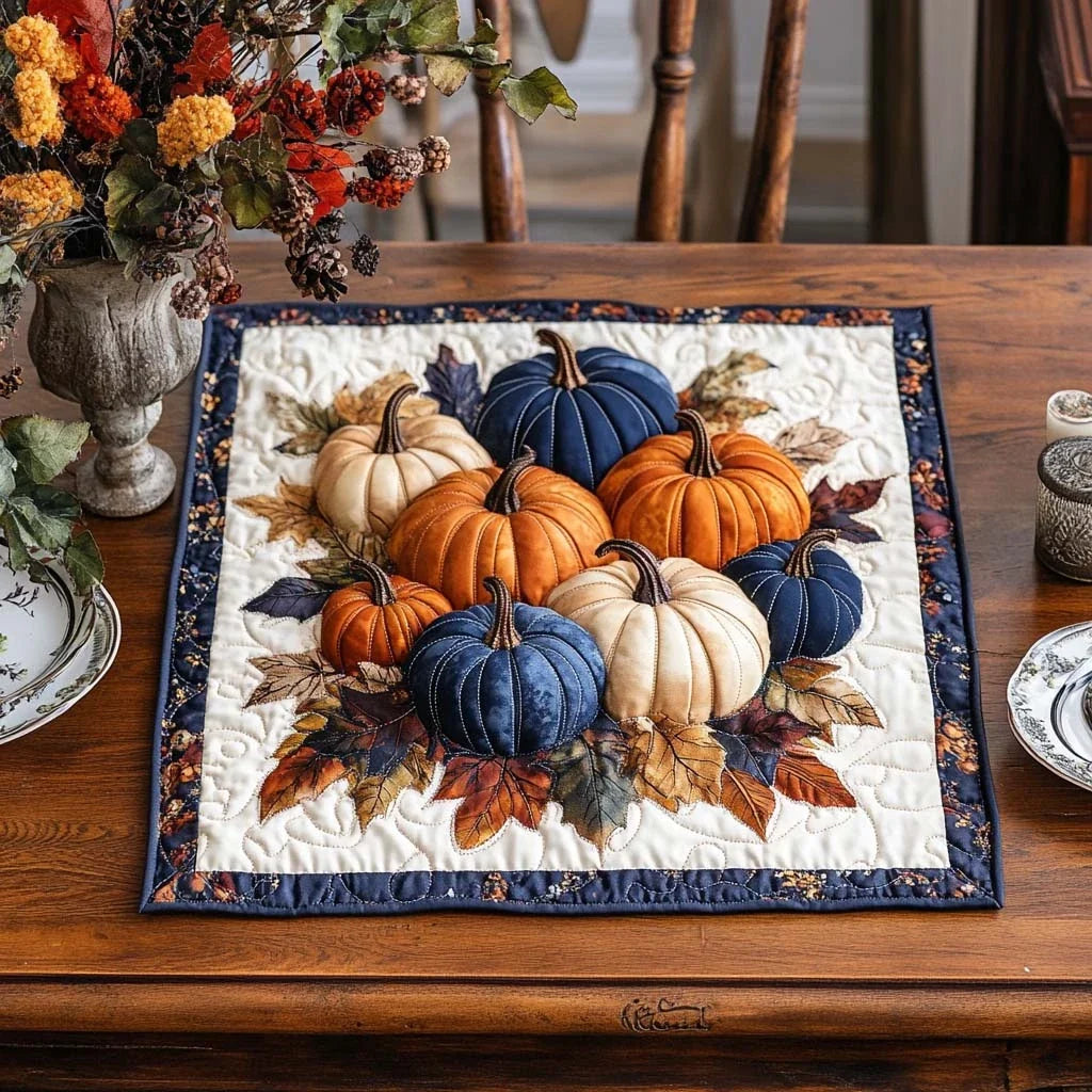 Autumn Cozy Path Quilted Table Topper