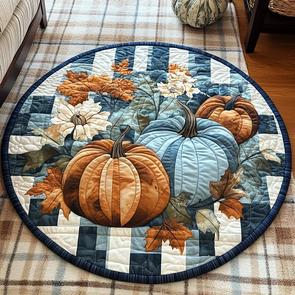 Autumn Essence Quilted Round Mat