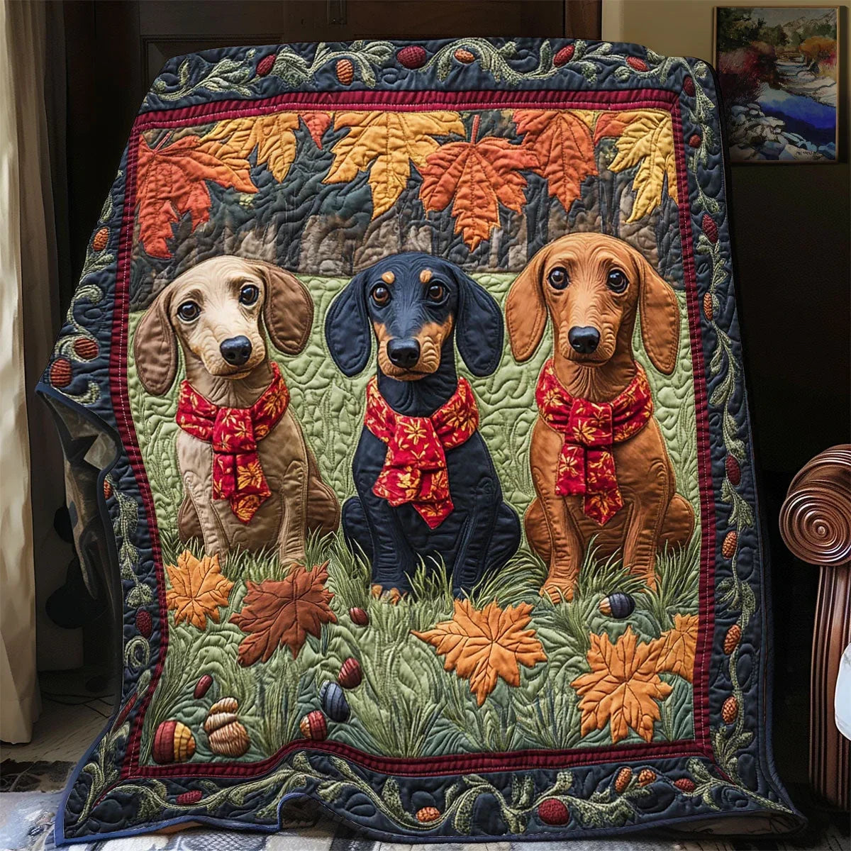 Autumn Friend Quilt Blanket