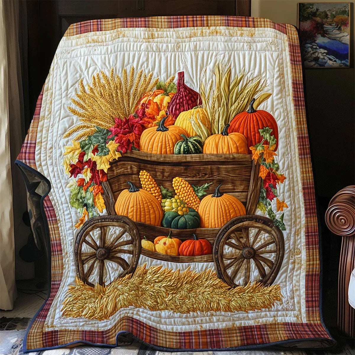 Autumn Harvest Quilt Blanket