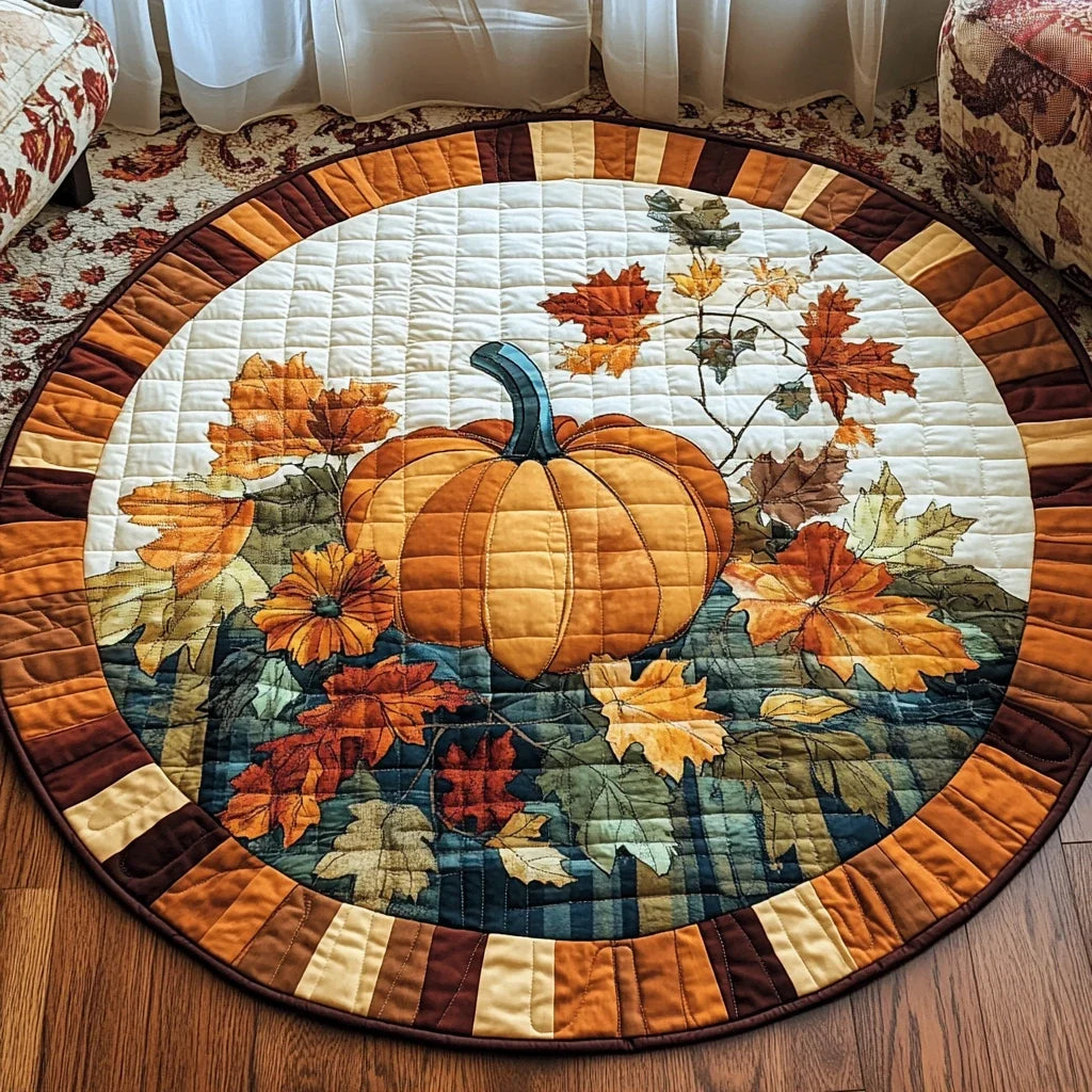Autumn Reflections Quilted Round Mat
