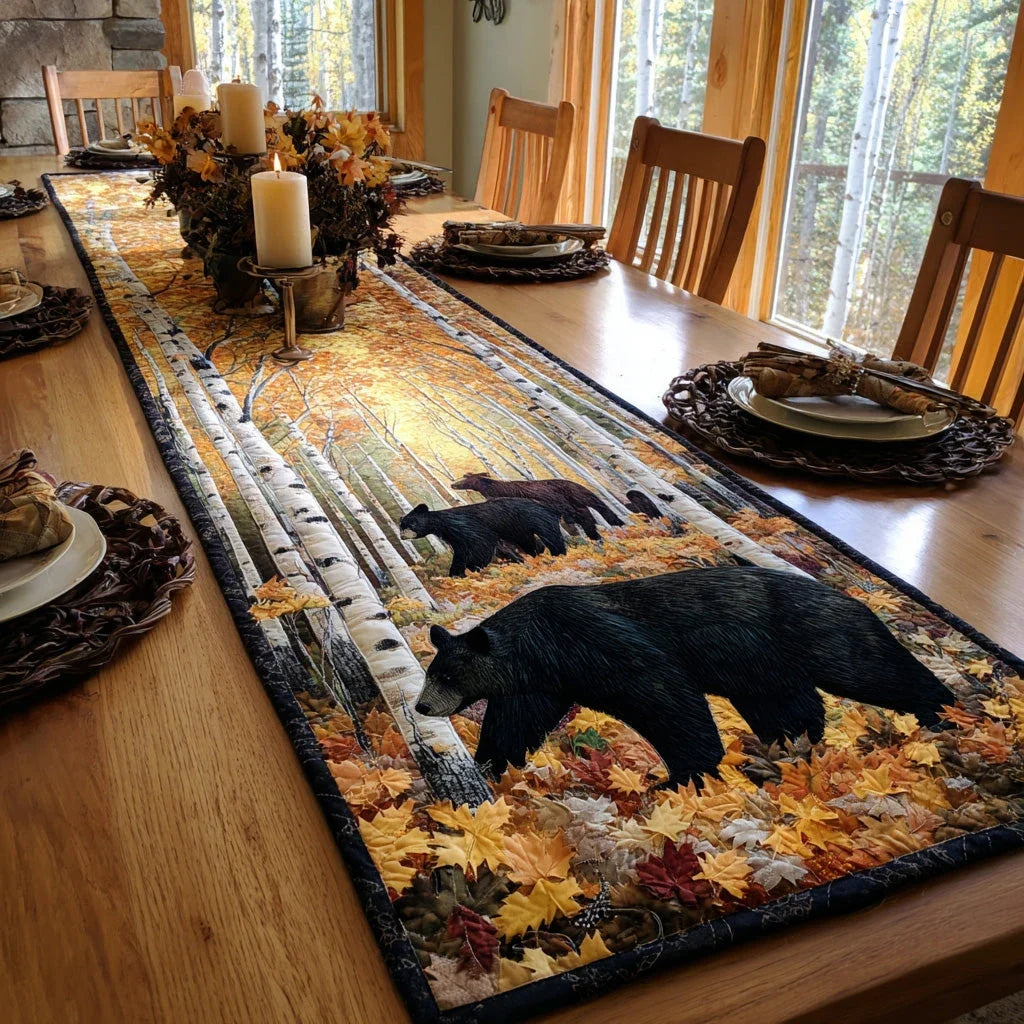 Autumn Watch Quilted Table Runner