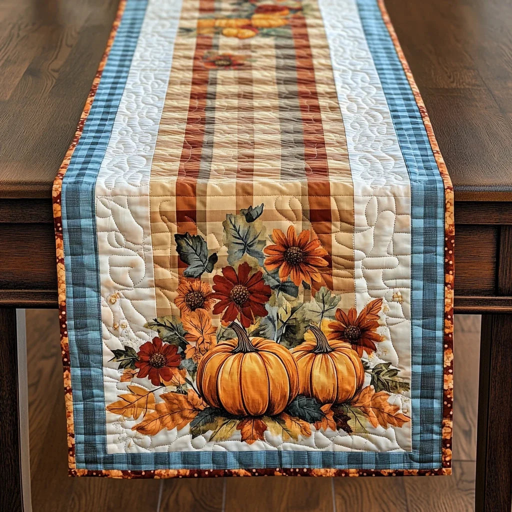 Autumn Whispers Quilted Table Runner