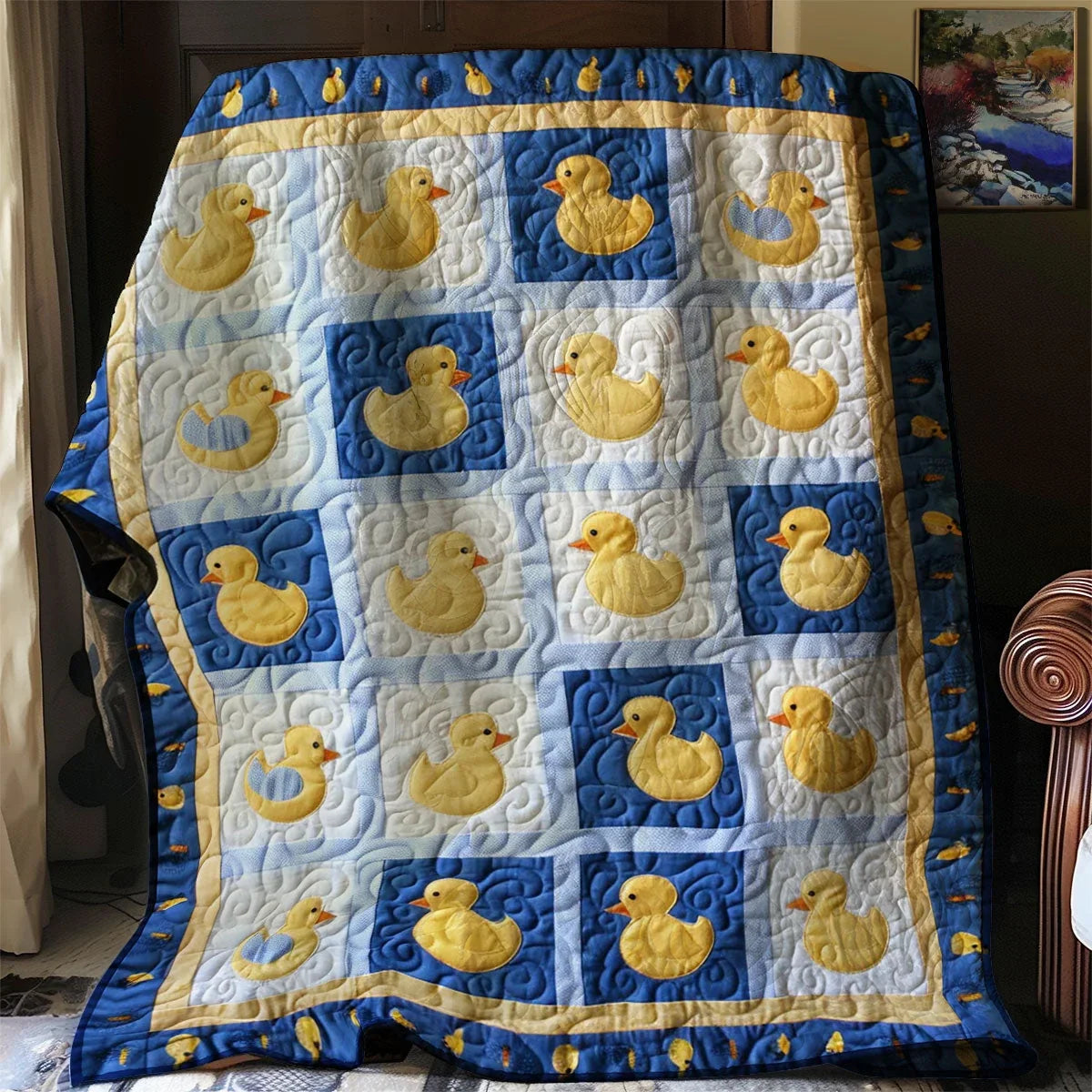 Baby Duck Quilt Blanket