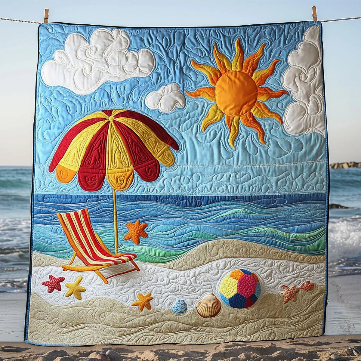 Beach Quilt Blanket