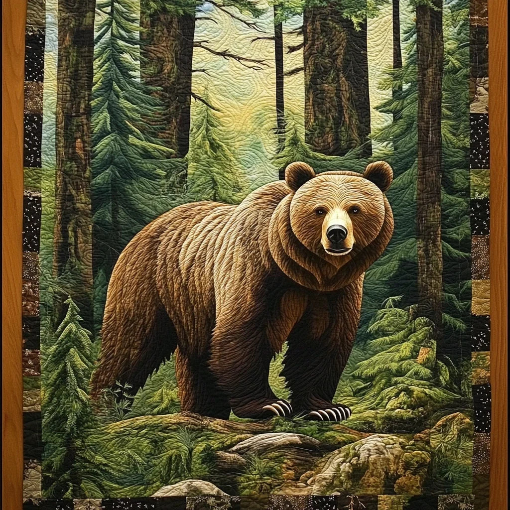 Bear Whisper Quilted Table Runner