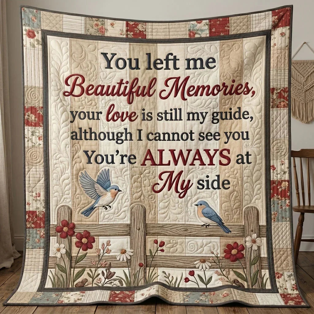 Beautiful Memories Sympathy Quilt Blanket