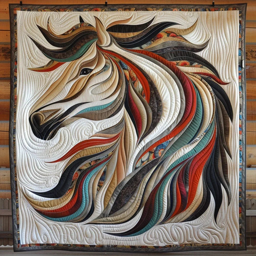 Beauty Long Mane Quilt Blanket
