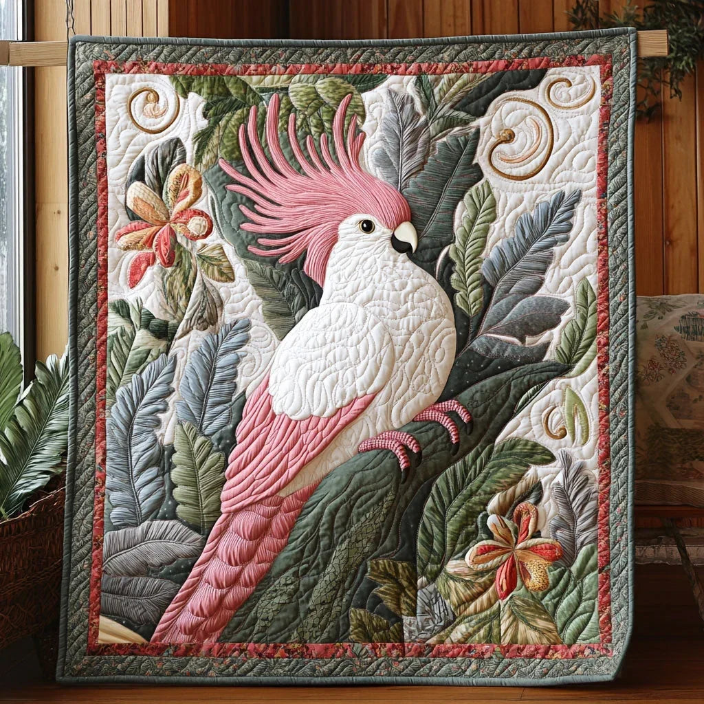 Beauty Pink Quilt Blanket