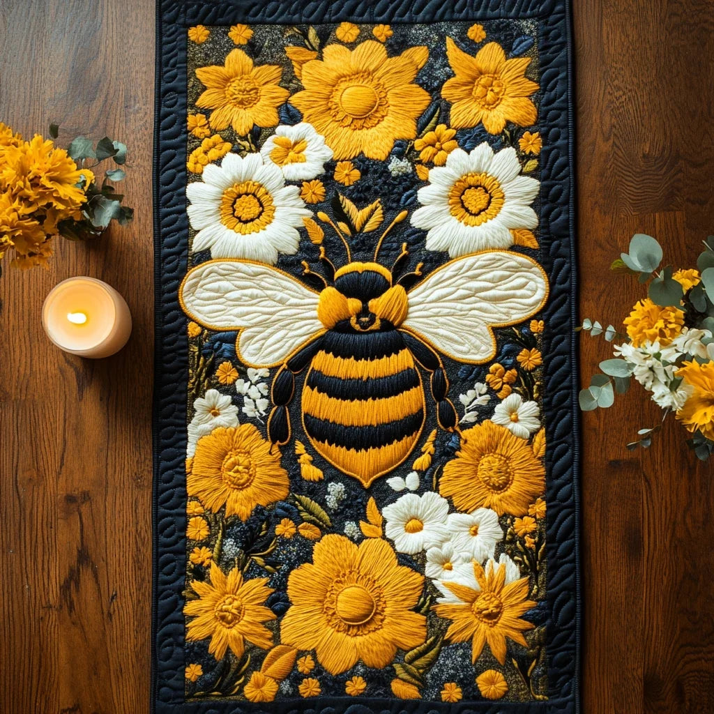 Bee Bliss Quilted Table Runner