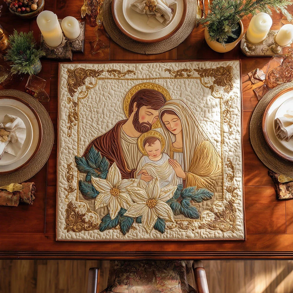 Bethlehem Peace Quilted Table Topper