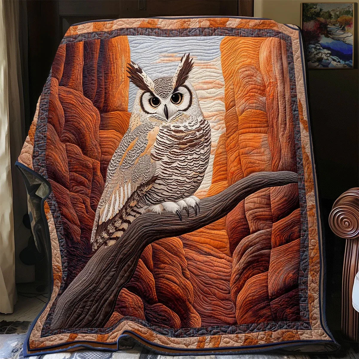Between Cliffs Quilt Blanket