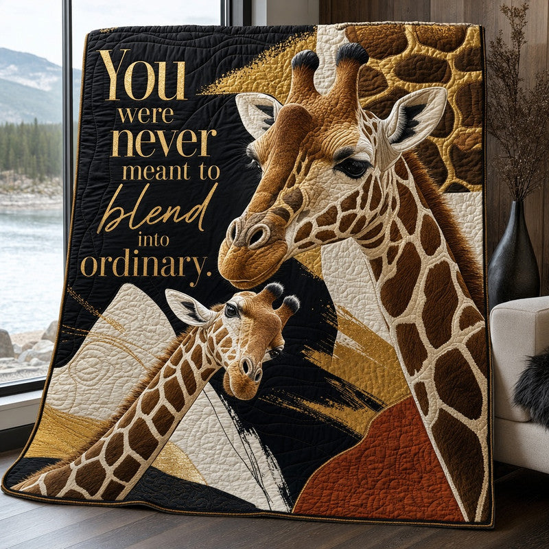 Beyond Ordinary Quilt Blanket - Quilted Blanket by Wild and Way